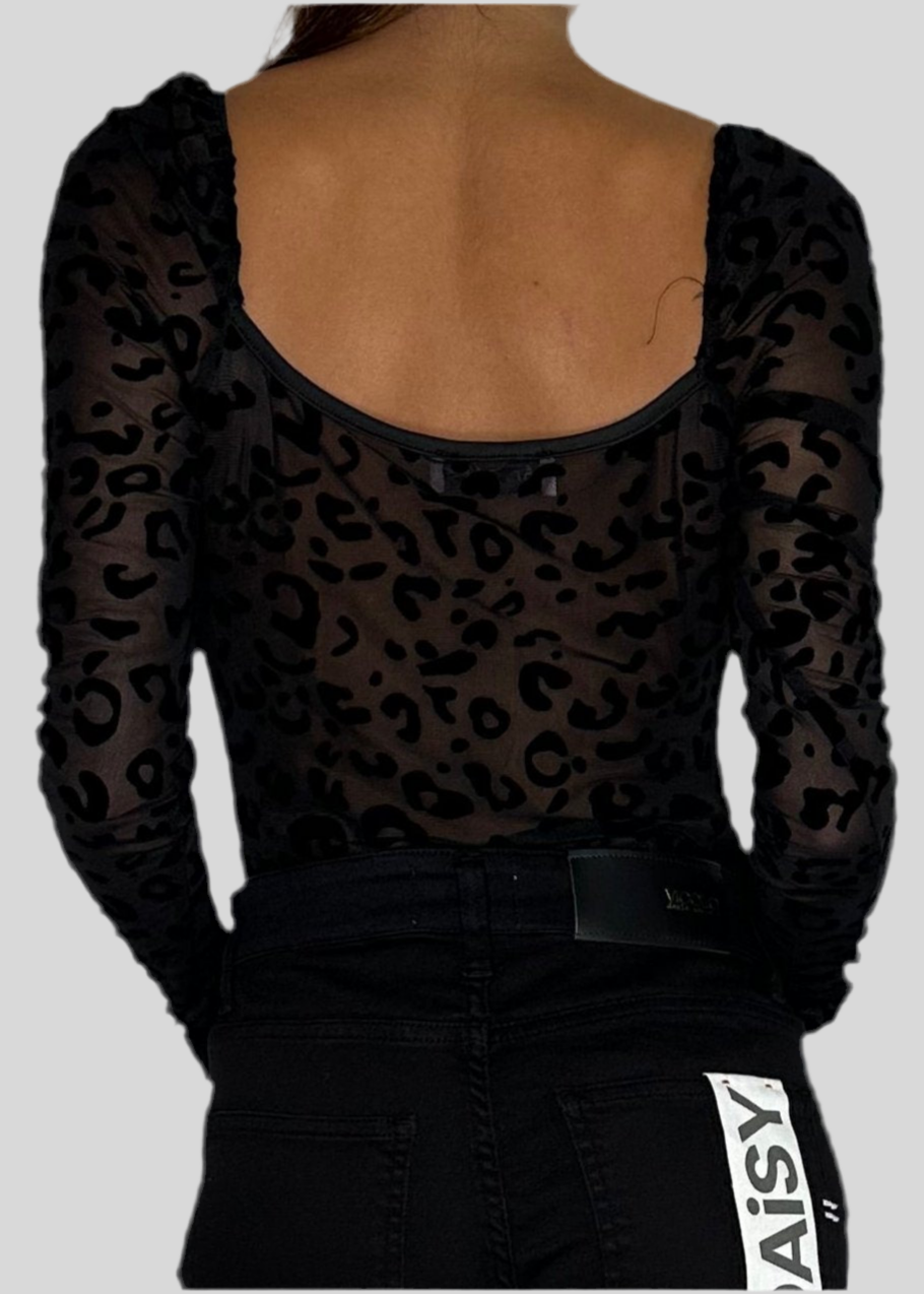 Body tulle ricamo