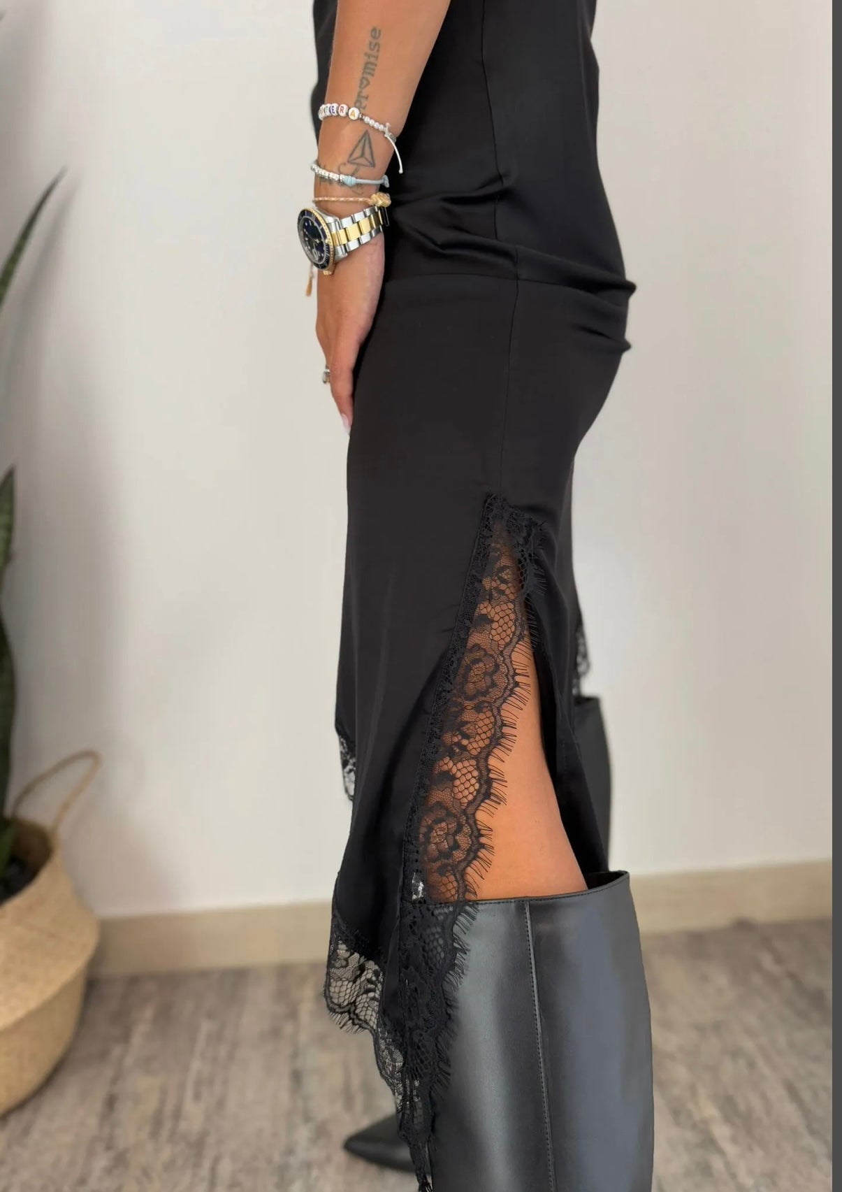Abito Sottoveste con pizzo