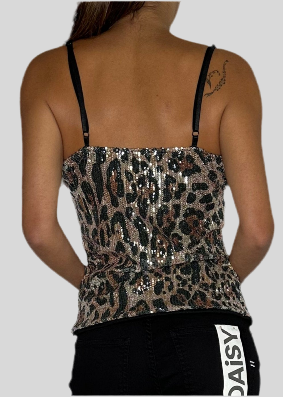 Top paillettes