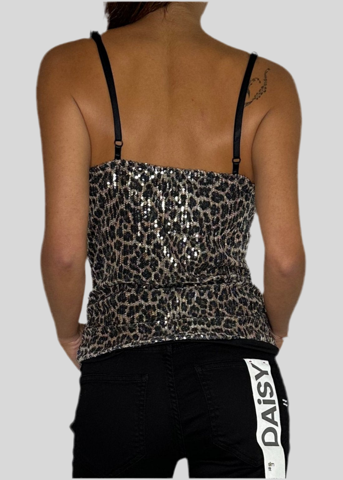 Top paillettes