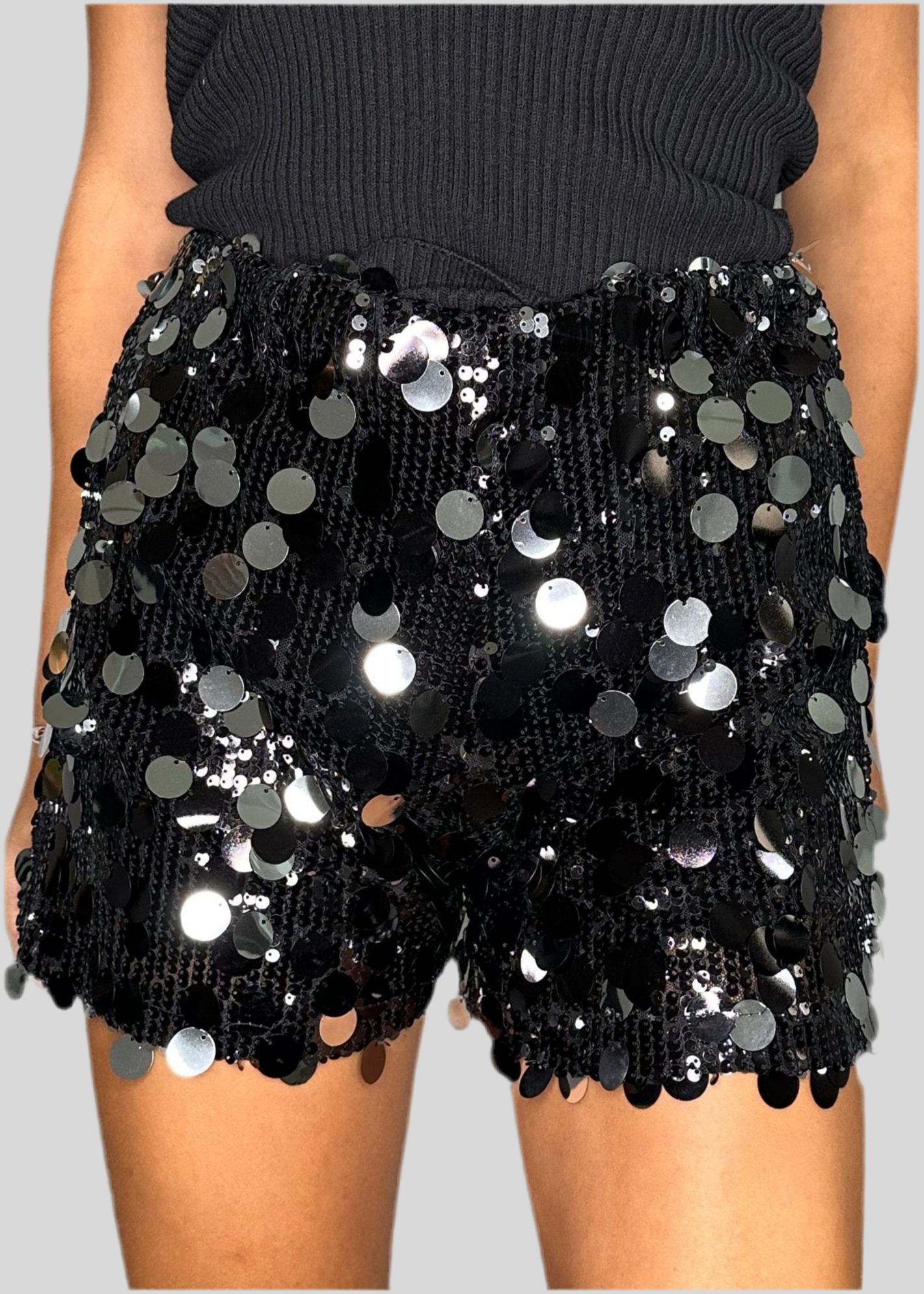 Short paillettes