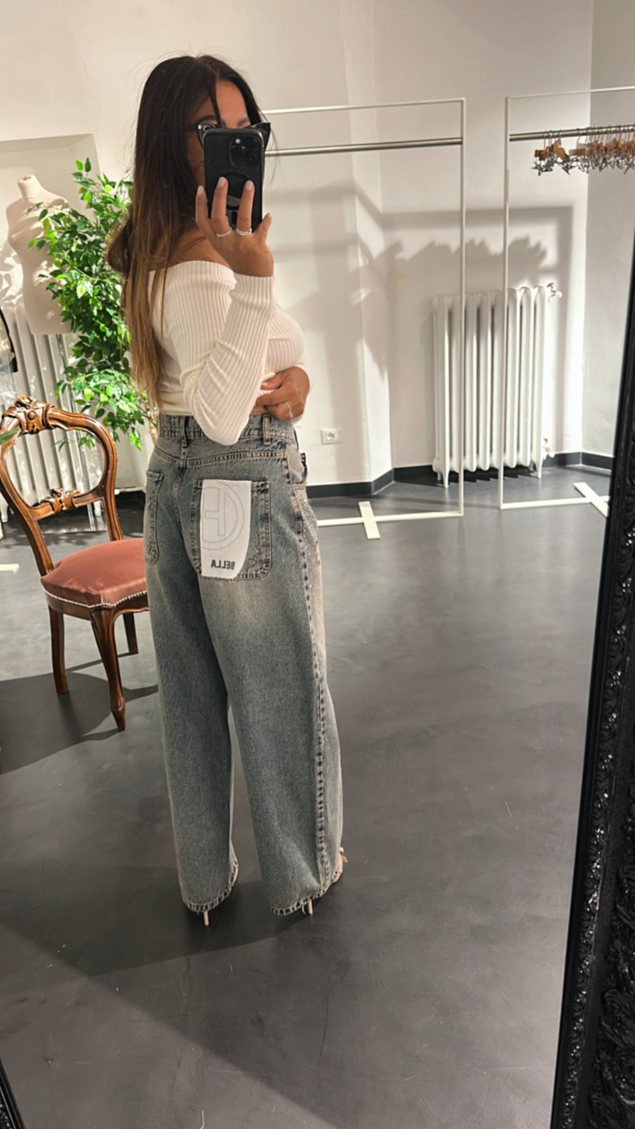 Jeans Bella con Swarovski