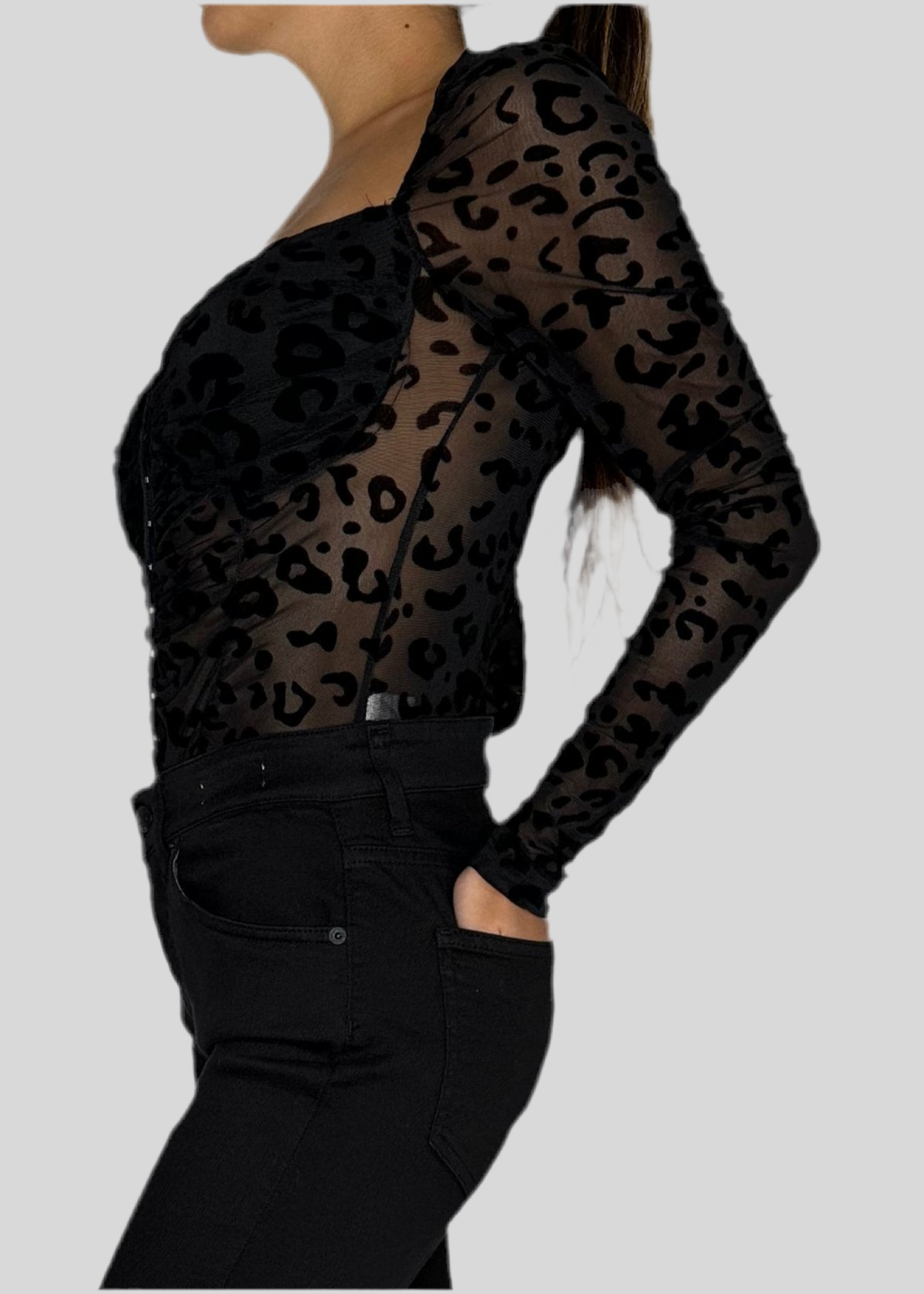 Body tulle ricamo