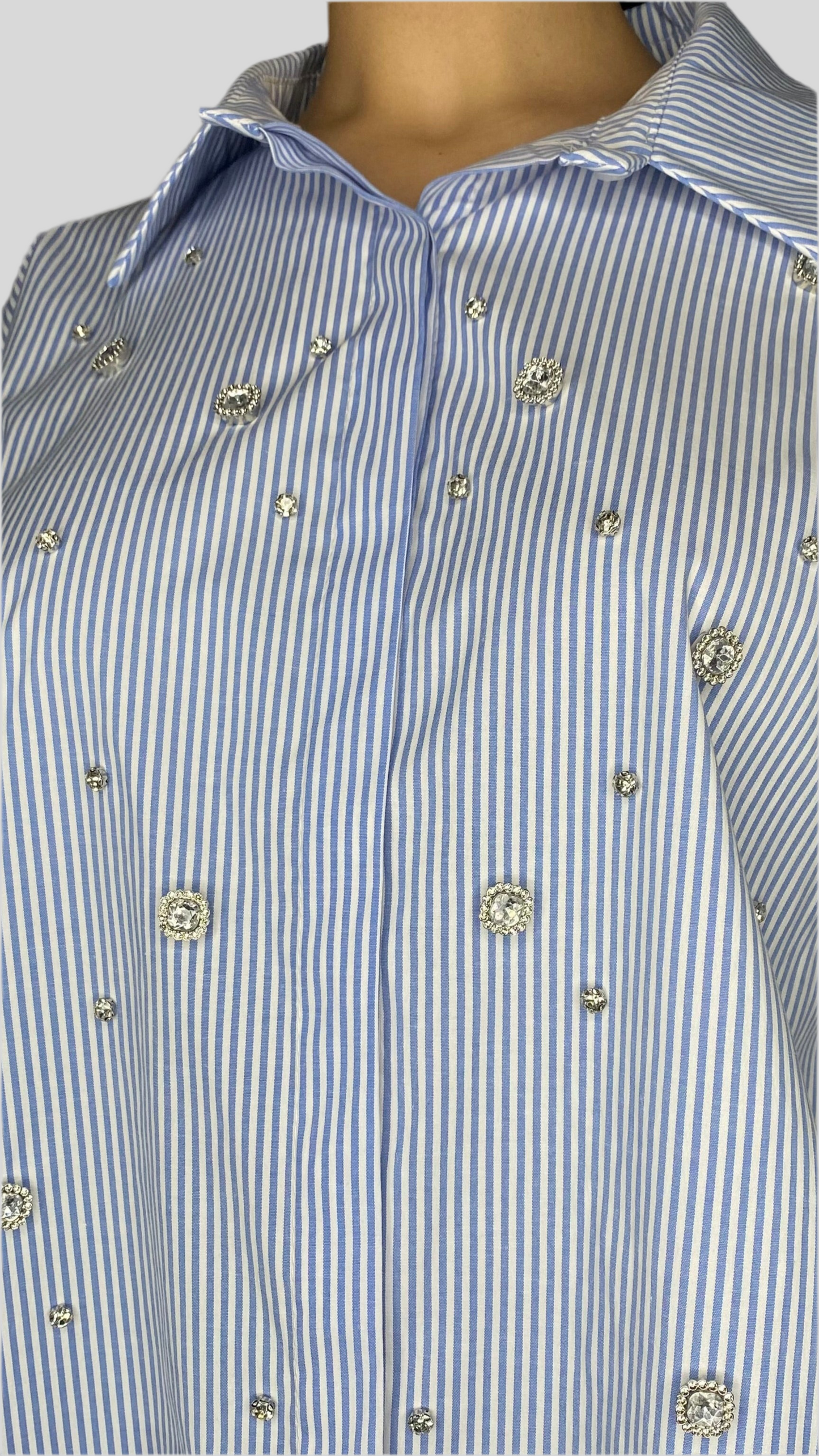 Camicia appicazioni gioiello