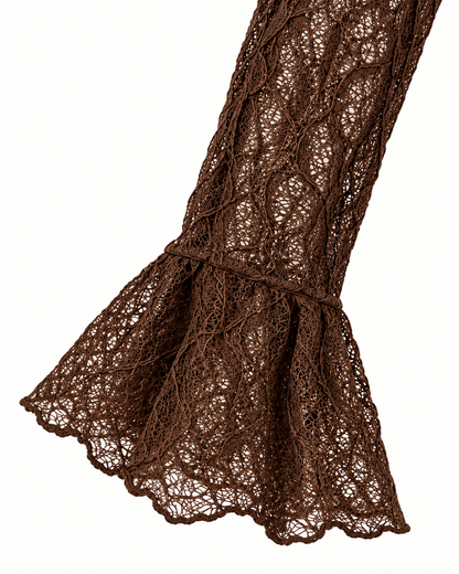 Maglia in pizzo moro