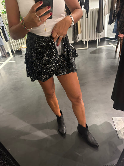 Gonna/short  balze stampa stelle