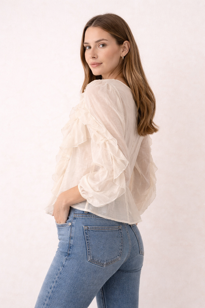 Camicia petali