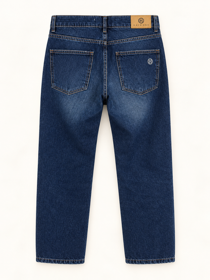Jeans donna Lily Have One a gamba dritta in denim scuro