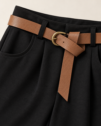 Pantalone Punto Milano con Cintura