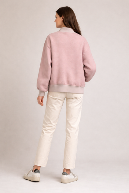 Bomber in Lana Color Cipria – Vicolo