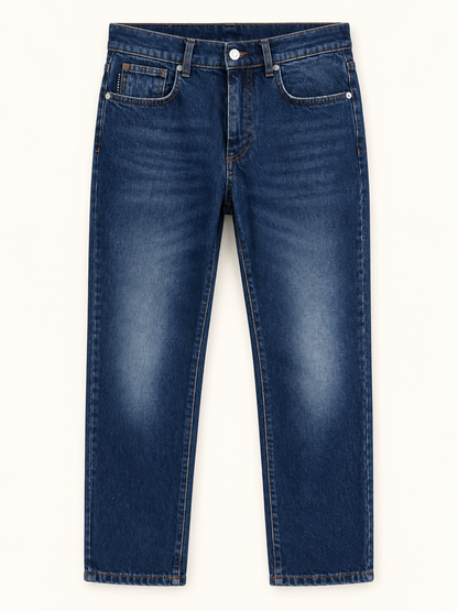 Jeans donna Lily Have One a gamba dritta in denim scuro
