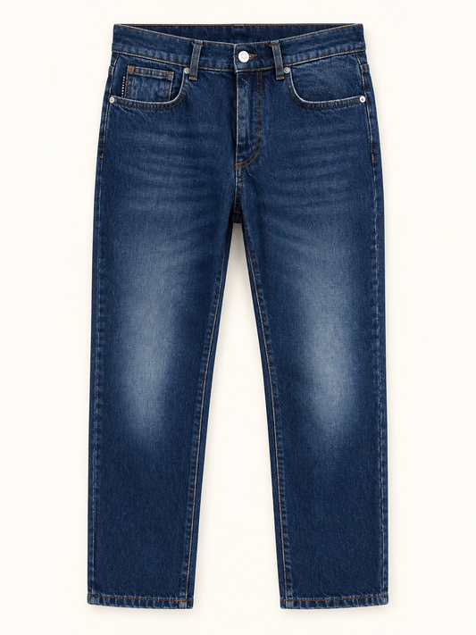 Jeans donna Lily Have One a gamba dritta in denim scuro