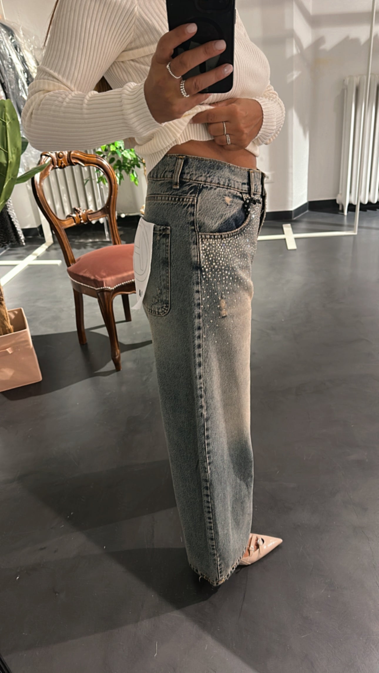 Jeans Bella con Swarovski