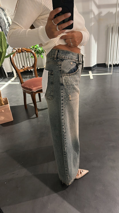 Jeans Bella con Swarovski