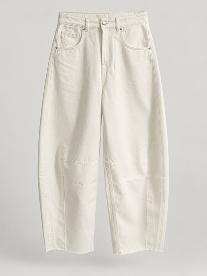 Jeans Delia barrel – burro