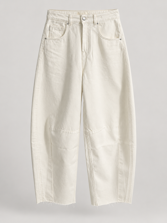 Jeans Delia barrel – burro