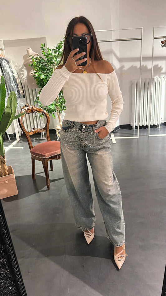 Jeans Bella con Swarovski