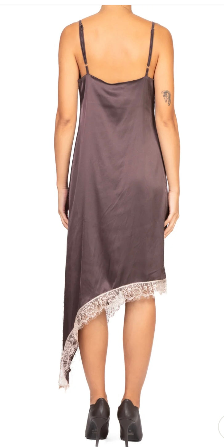 Abito sottoveste con pizzo