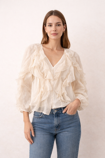 Camicia petali