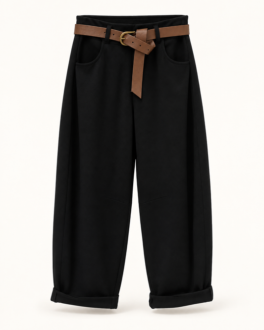 Pantalone Punto Milano con Cintura