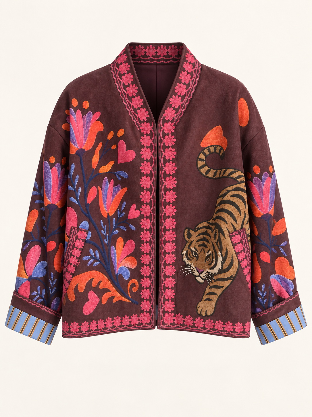 Bomber Nomad fantasia tigre – prugna
