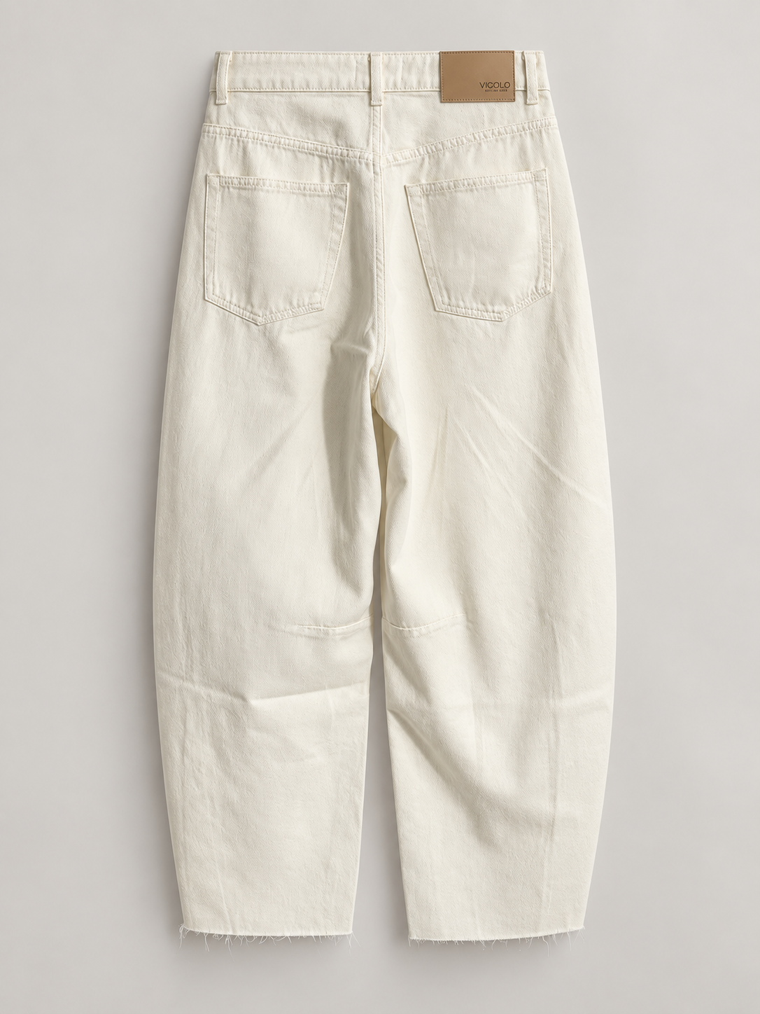 Jeans Delia barrel – burro