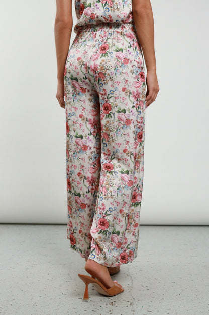 Pantalone fantasia floreale