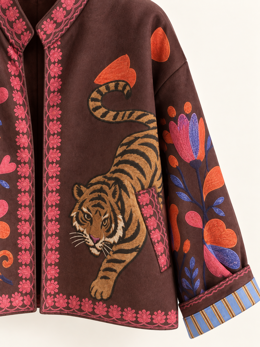 Bomber Nomad fantasia tigre – prugna