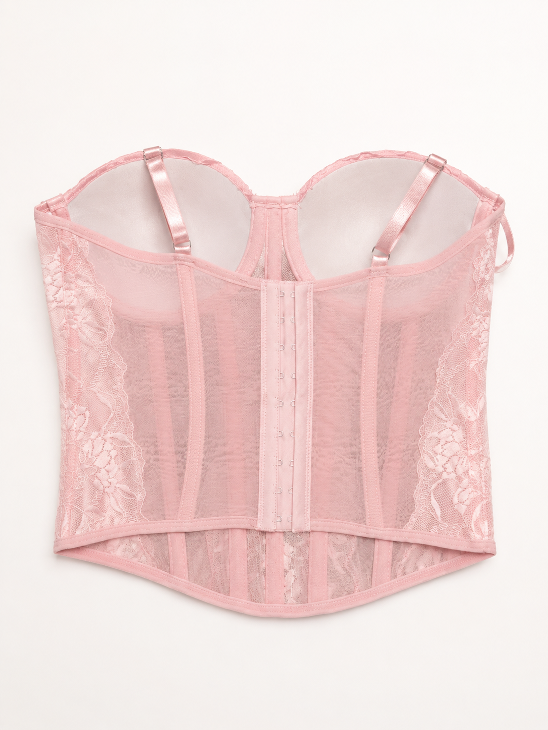 Corpetto in pizzo – Rosa