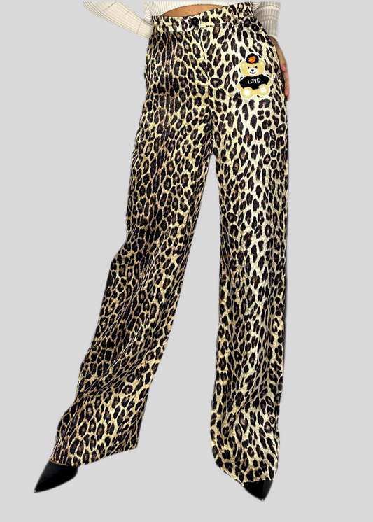 Pantalone leopardo