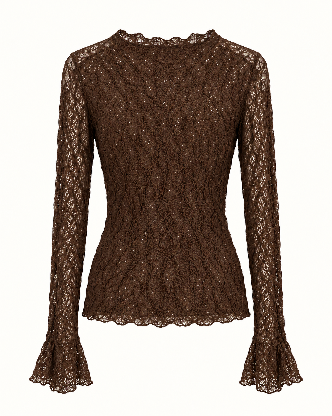 Maglia in pizzo moro