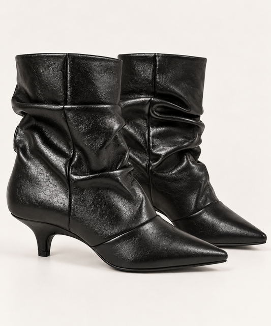 Stivaletto Arricciato – Nero