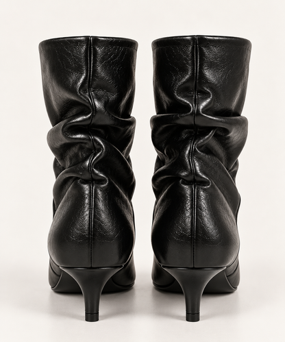 Stivaletto Arricciato – Nero