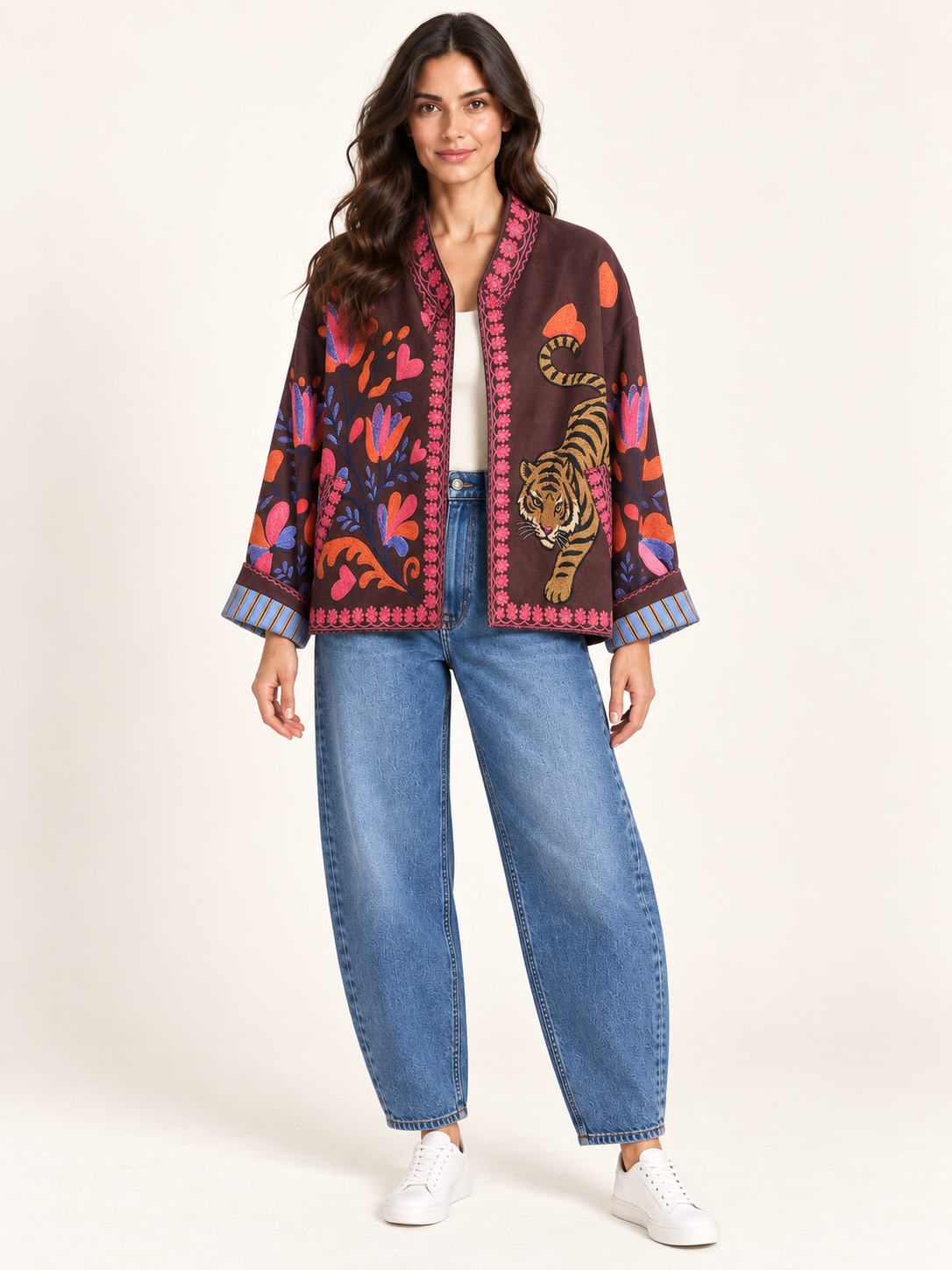 Bomber Nomad fantasia tigre – prugna