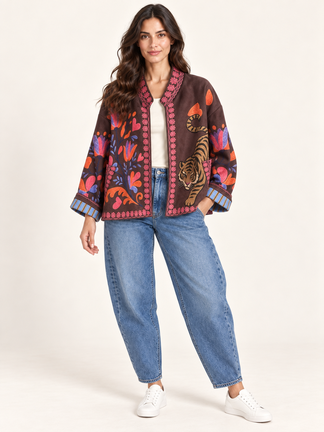 Bomber Nomad fantasia tigre – prugna