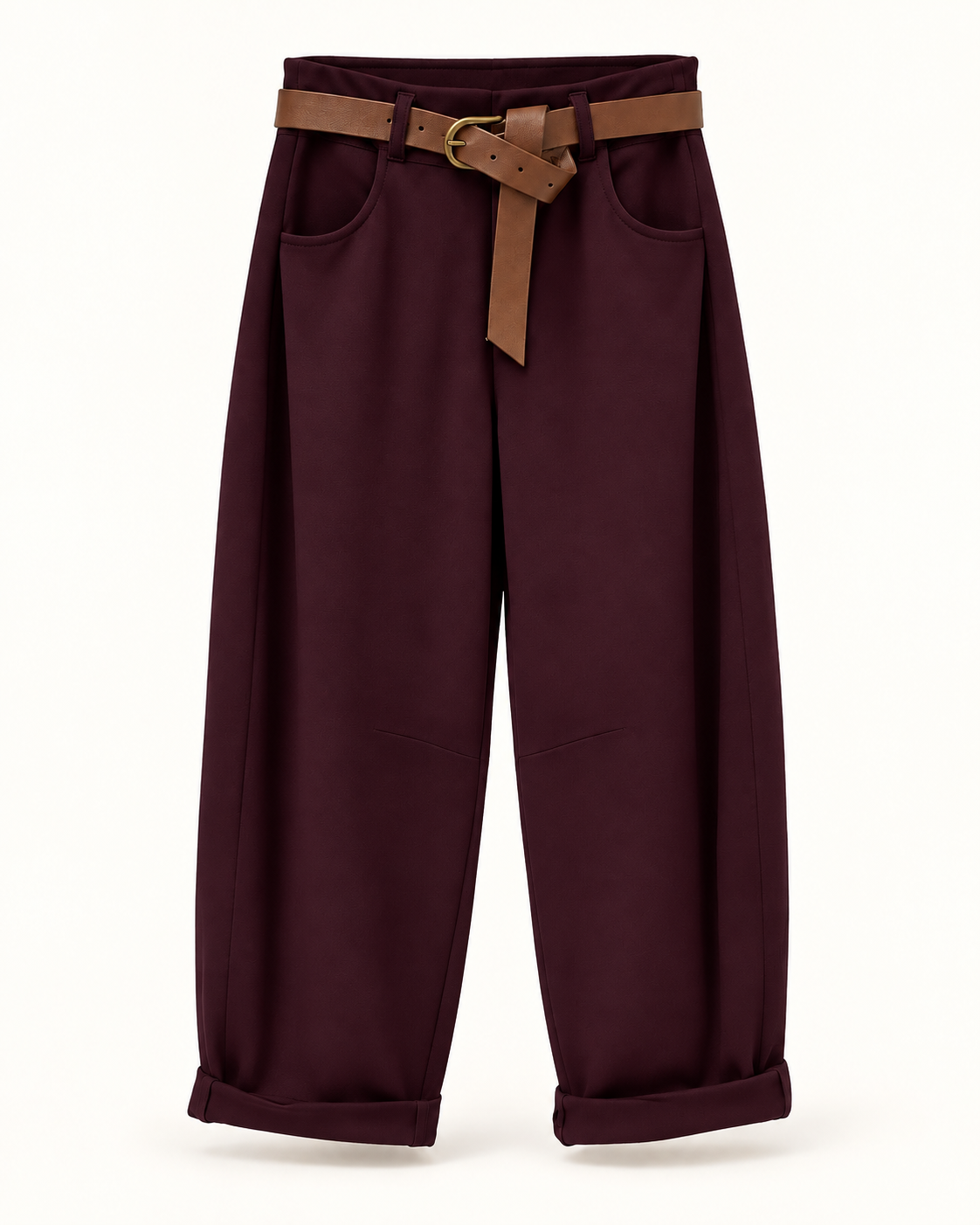 Pantalone Punto Milano con Cintura