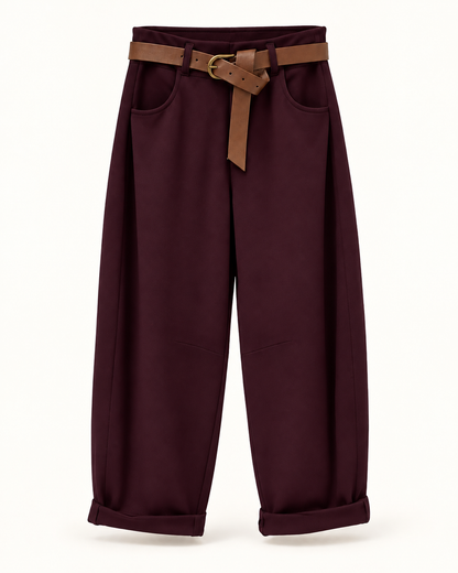Pantalone Punto Milano con Cintura