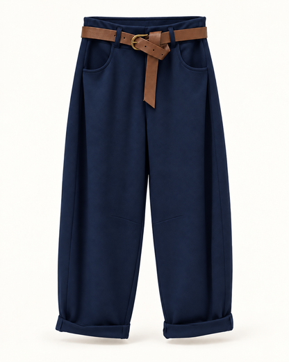 Pantalone Punto Milano con Cintura