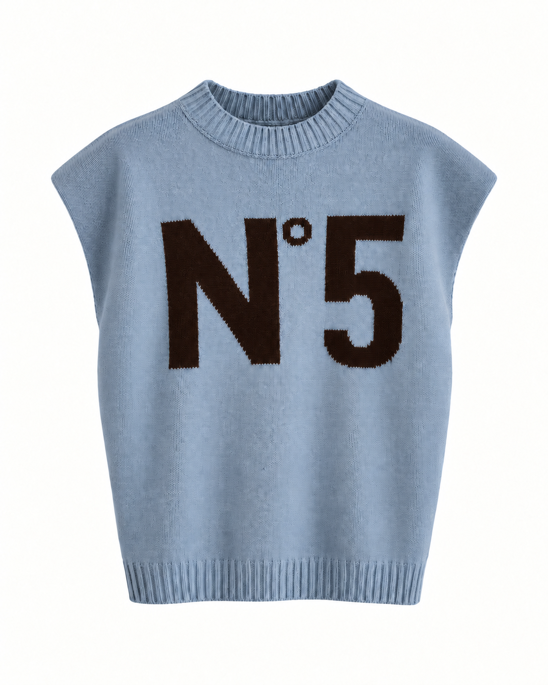 Maglia smanicata con stampa N°5