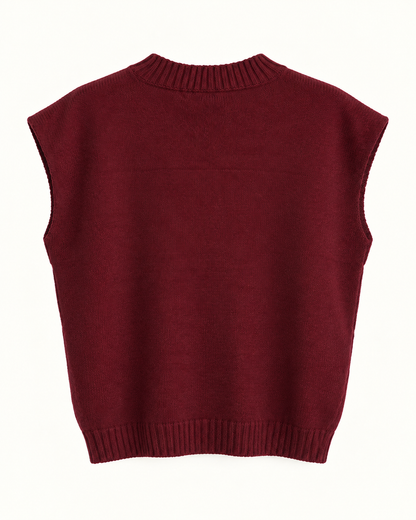 Maglia smanicata con stampa N°5